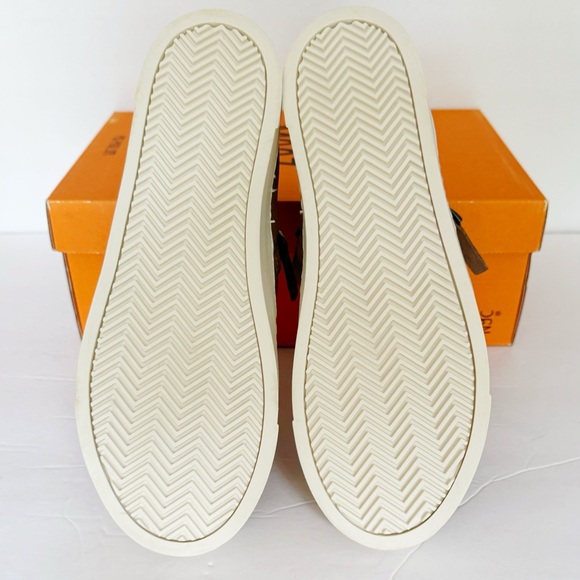 Miz Mooz Arret Side Zip Taupe Leather Platform Sneaker Size 8.5 - Picture 14 of 16